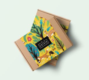 Дизайн новогодней подарочной упаковки для компании "Cafeto"