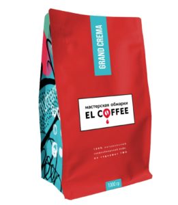 Дизайн упаковки для кофе для компании "El Coffee"